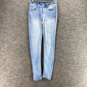 WallFlower Jeans  Girls 3 Blue Denim Light Wash Mid Rise The Ultra Fit Skinny